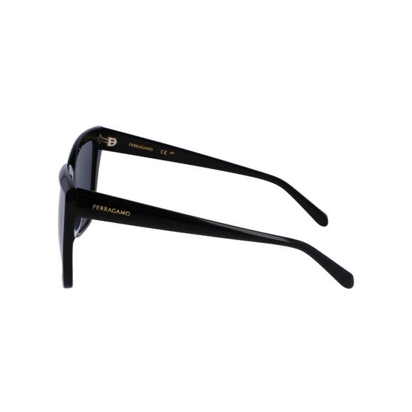 NEW!!! Salvatore Ferragamo SF1102S 001 Black Oversized Square Sunglasses - Women main image 10
